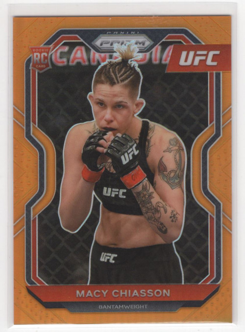2021 Panini Prizm UFC Prizms Orange #37 Macy Chiasson /99 - NM-MT
