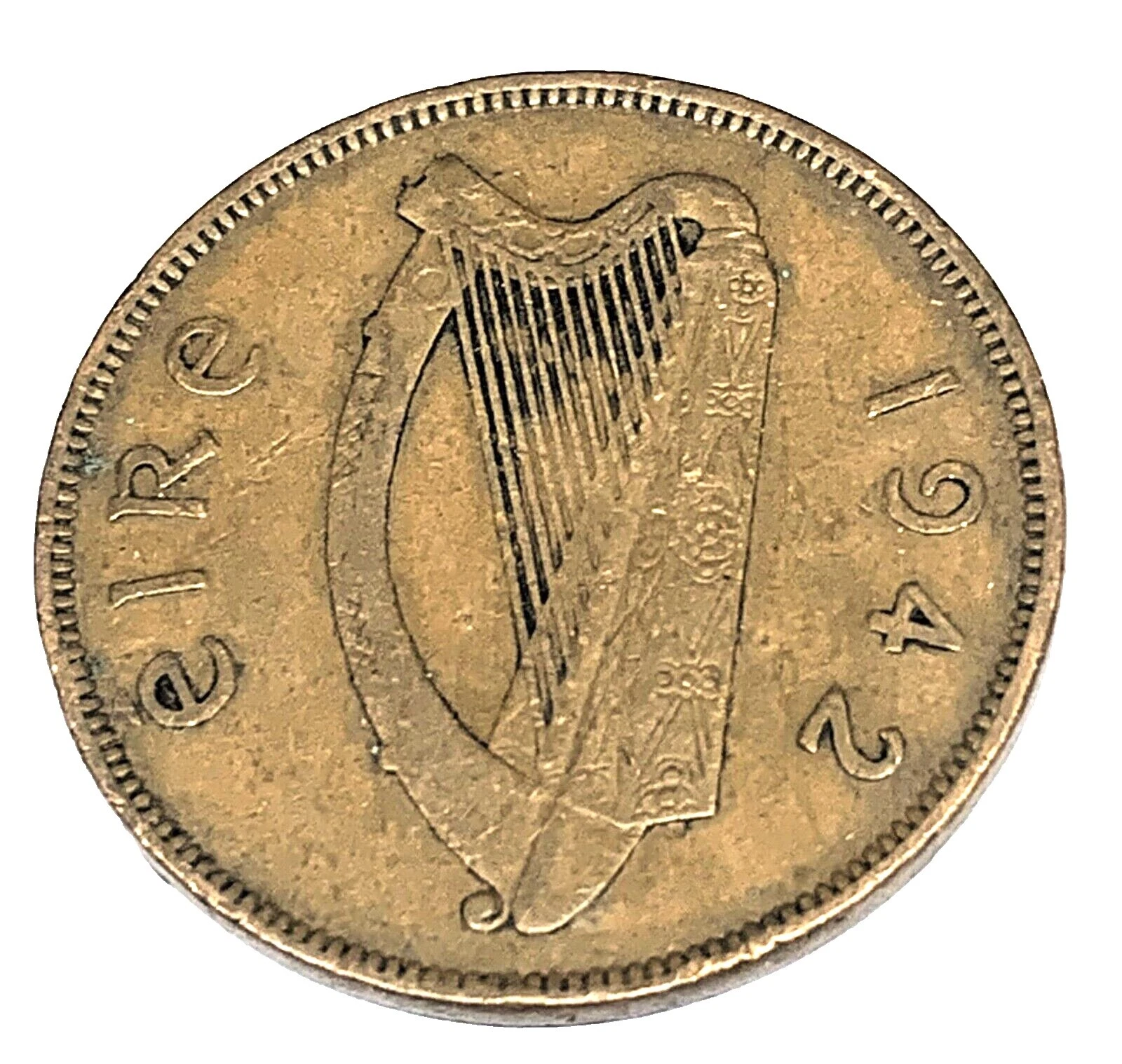 Monedas de Irlanda Bronce 1942 año