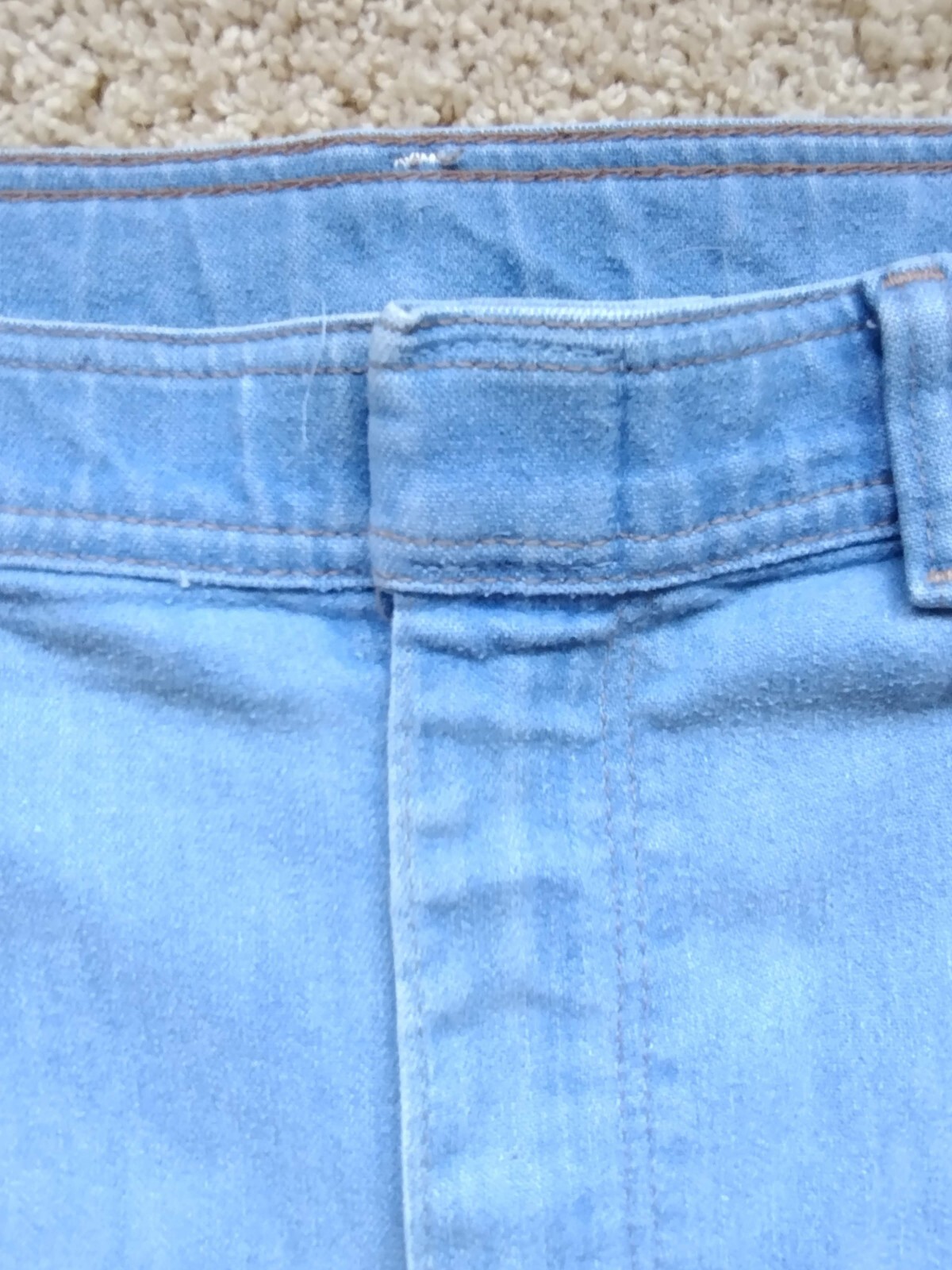 Wrangler Light Blue Jeans 36 Waist 24" Inseam Womens Stretchy 