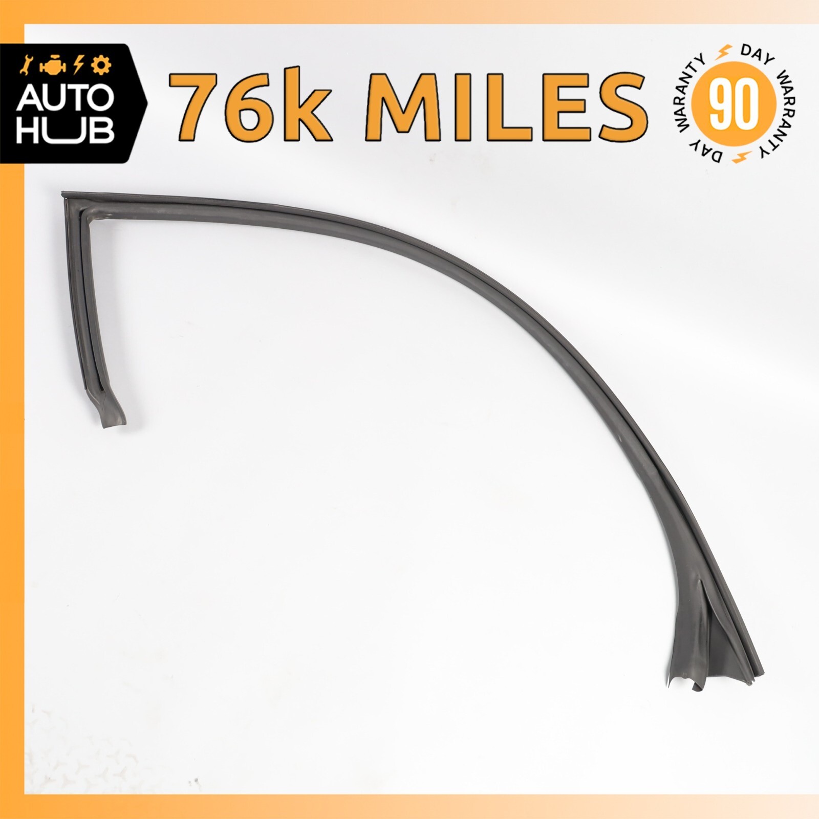 08-19 Maserati GranTurismo M145 Coupe Right Side Door Upper Seal Rubber OEM 76k