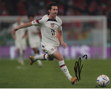 Team USA Brenden Aaronson Autographed Signed 8x10 Photo COA #7 Team USA Brenden Aaronson Autographed Signed 8x10 Photo COA #7