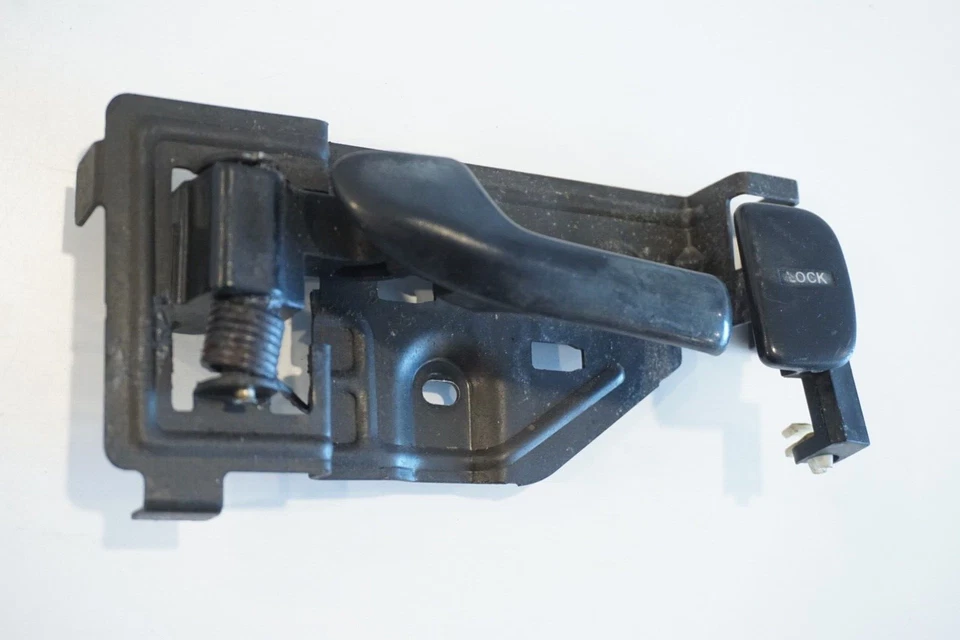 Manija interior de la puerta del lado del conductor Honda Prelude 1992-1996 (negra) OEM Foto 3 de 4