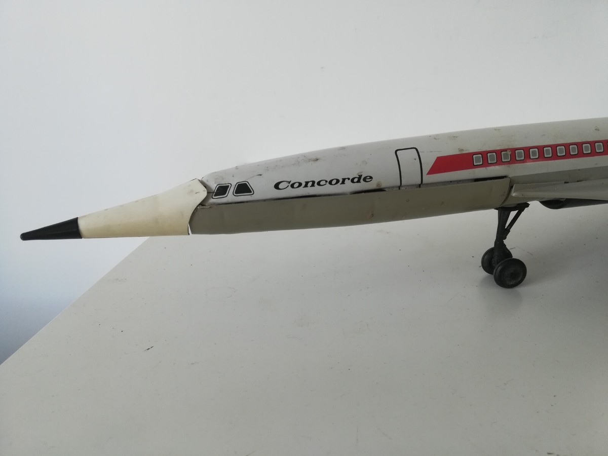 Maquette Concorde Joustra en tôle Air France - Collection