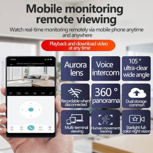 1080P Night Vision Waterproof Wireless Wi-Fi Camera Outdoor Surveillance Camera - Picture 2 of 3