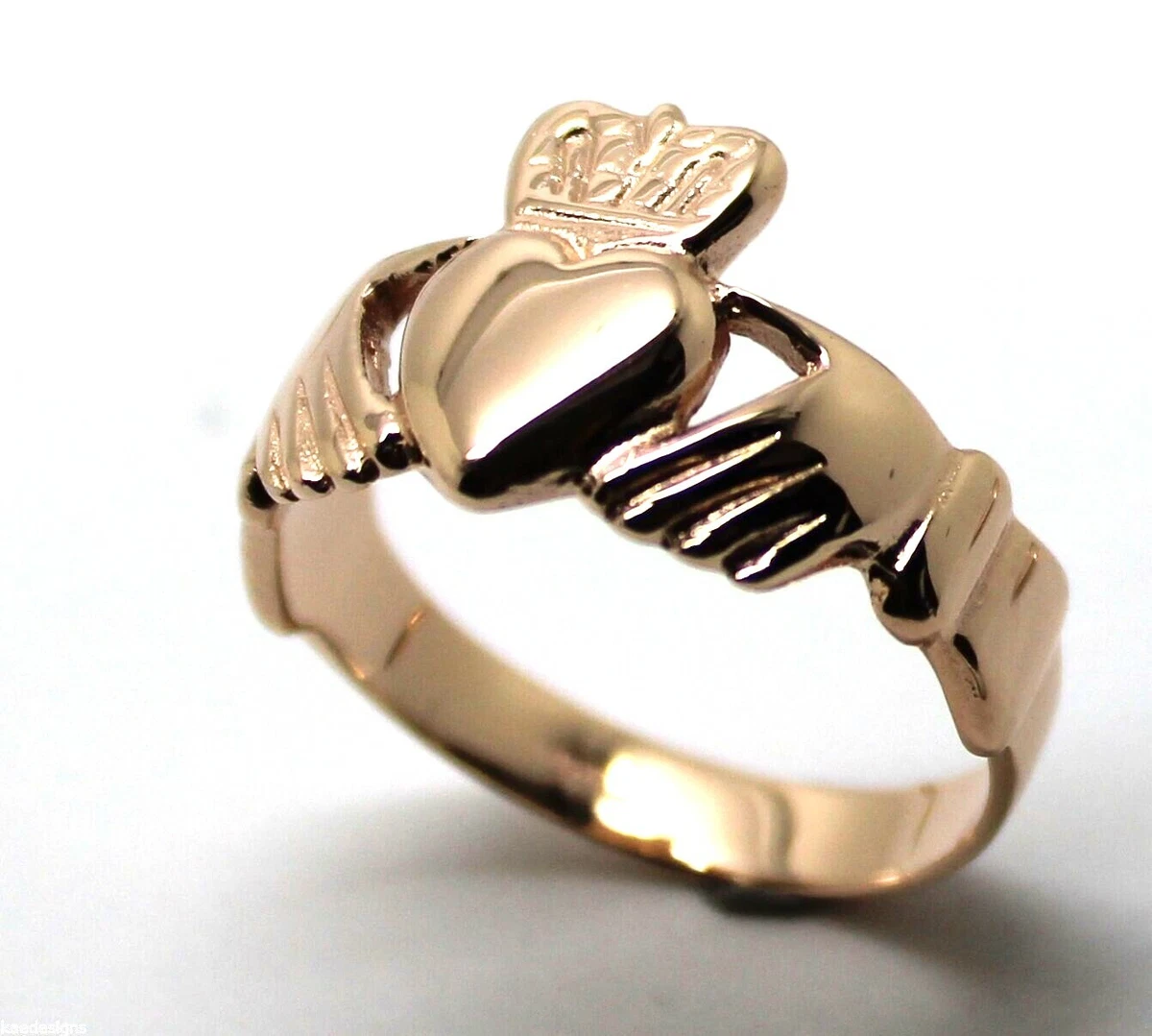 Rose Gold Claddagh Ring, From Ireland | My Irish Jeweler