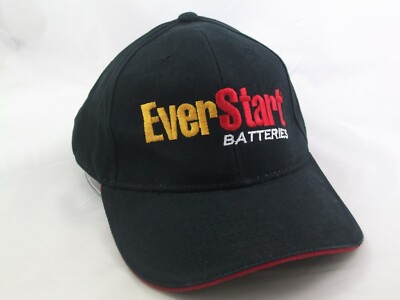 Ever Start Batteries Walmart Hat Everstart Black Strapback Baseball Cap