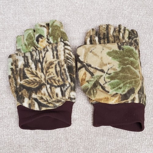 Gates Hunting Gloves/Mittens Convertible Open Fingers Camo Thinsulate Men’s SZ L - Picture 2 of 9