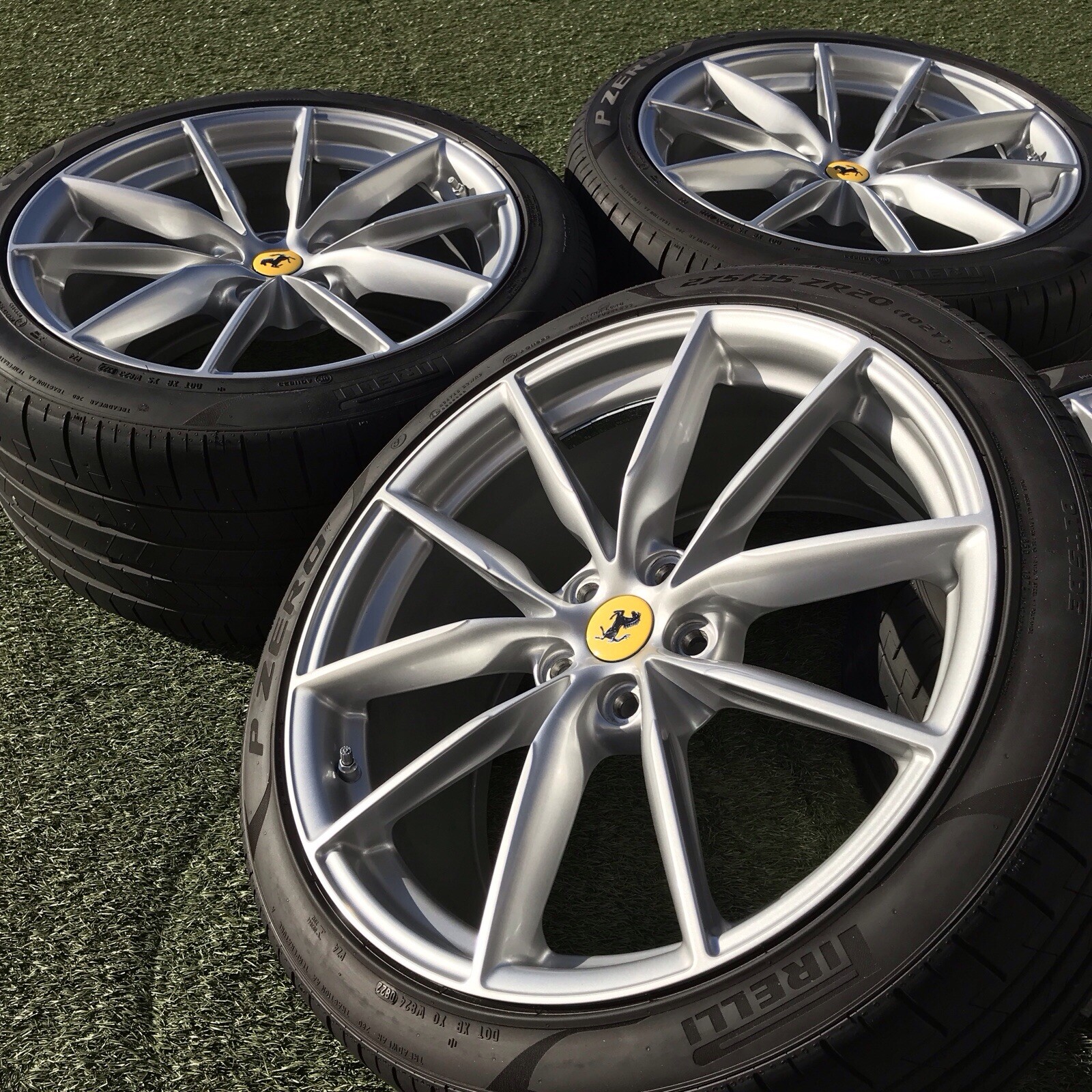 20 FERRARI 812 GTS FORGED LIGHT WEIGHT RIMS OEM STOCK FACTORY WHEELS TIRES F12