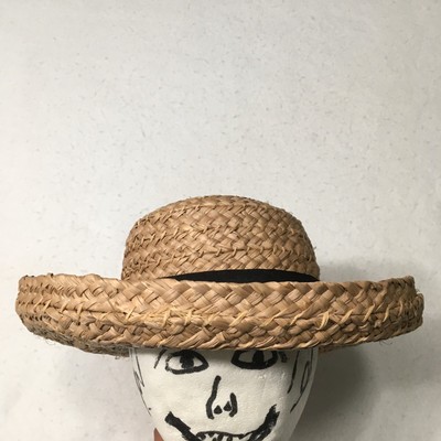 Kathy Jeanne Straw Hat Womens KATHY JEANNE Straw Sun Hat Raffia Tie Wooden Animals  main image 3