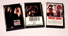 ROCK CHEAP TRICK LOT OF 3 CASSETTE TAPES AT BUDOKAN ONE ON ONE VG USED