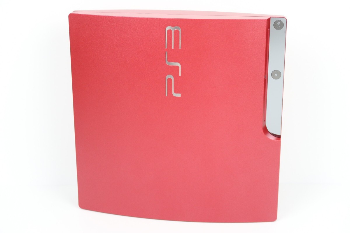 Sony PlayStation 3 PS3 Scarlet Red Console CECH 3000B 320GB
