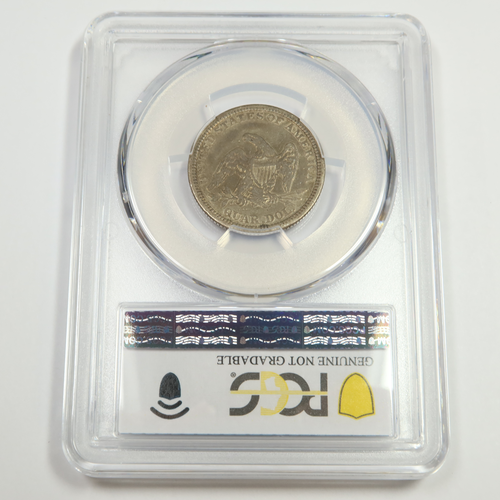 1861 P PCGS VF Details - Silver Seated Quarter 25C US Coin #50157A - Picture 2 of 2