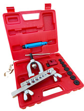Sae Metric Double Flaring Brake Line Tool Kit With Mini Pipe Cutter Car Truck