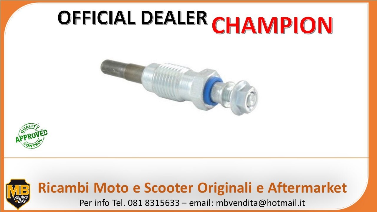 CANDELA CANDELETTA APE E POKER DIESEL CHAMPION CH 260-SPARK PLUG- PIAGGIO 438036