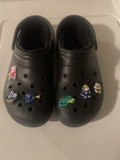 Crocs Unisex Men's and Women's Classic Lined Clog  Fuzzy Slippers CHOOSE SIZE 