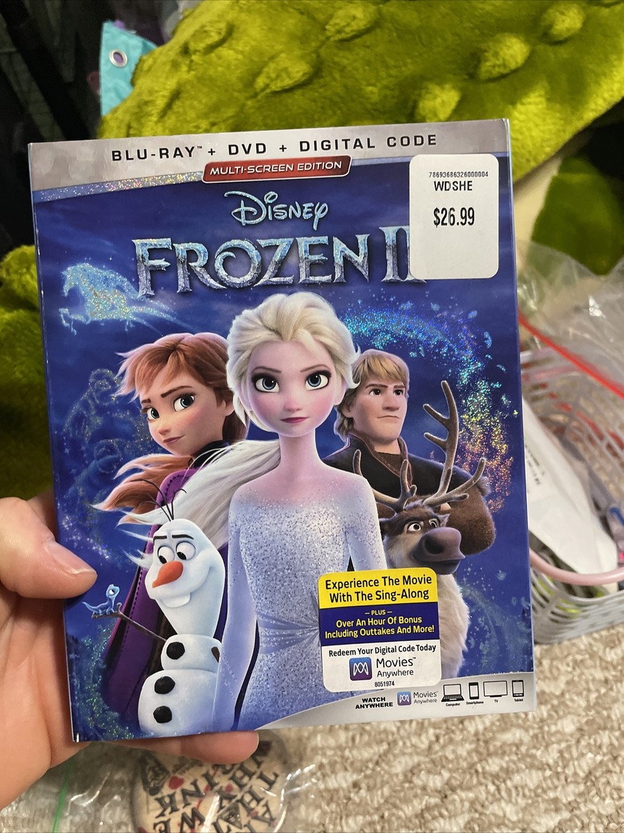 Blu Ray Watch Frozen For Free Frozen II (DVD Blu-ray, 2019