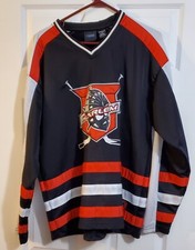 Harlem Embroidered Hockey Jersey Vintage 90s Mens Size L