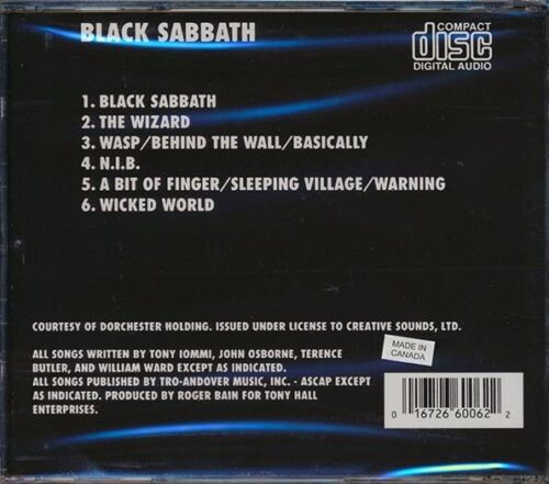 Black Sabbath Black Sabbath CD *VERSIEGELT* - Bild 2 von 2