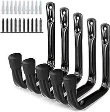  J Utility Hooks For Hanging Heavy Duty Garage Storage Small 5 Pack Black