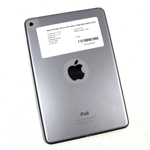 *READ* Apple - iPad mini 4 (16GB, WIFI) - Space Gray