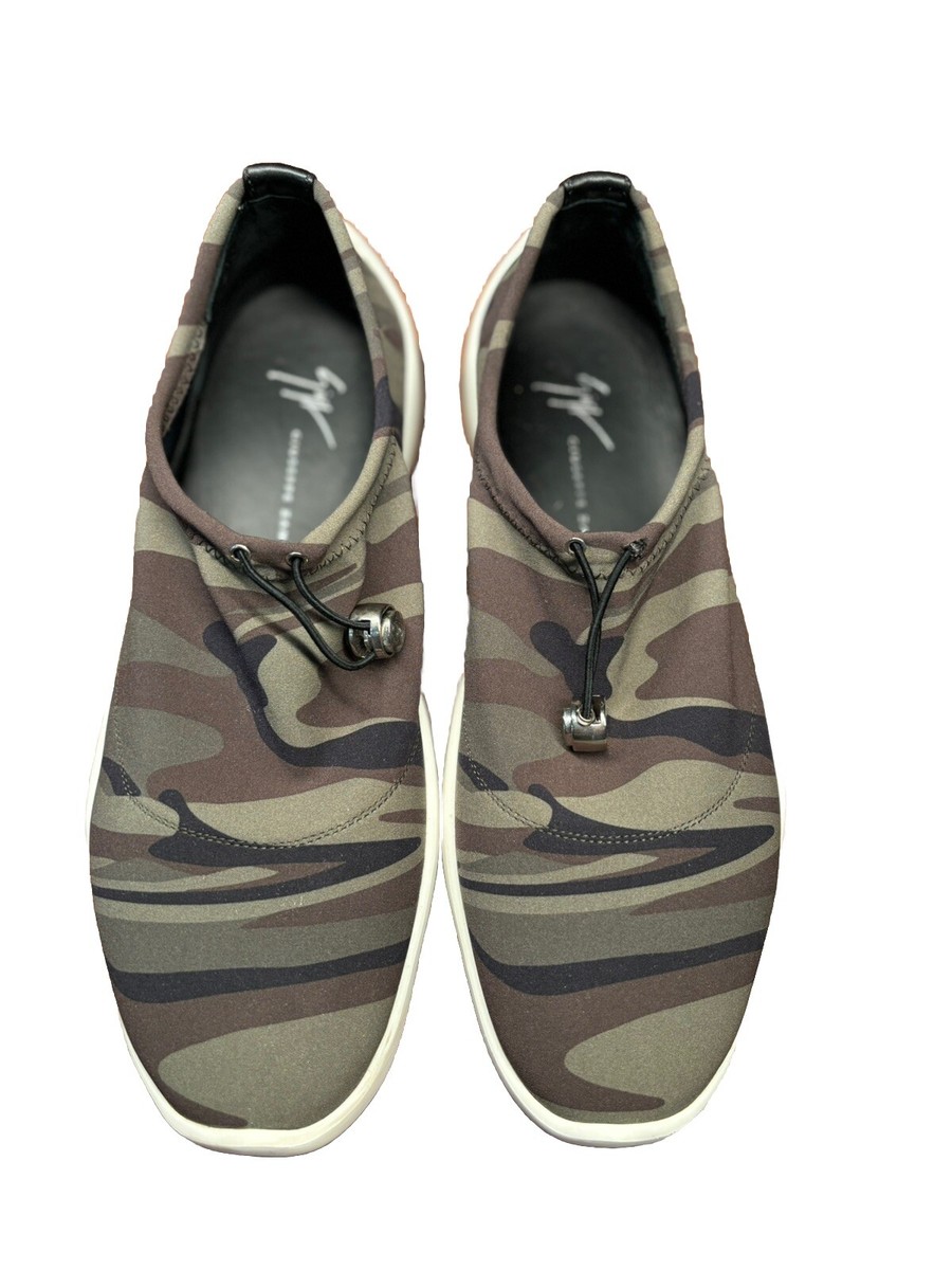 Camo giuseppe zanotti Giuseppe Zanotti Camouflage Canvas Low Sneakers main image 3
