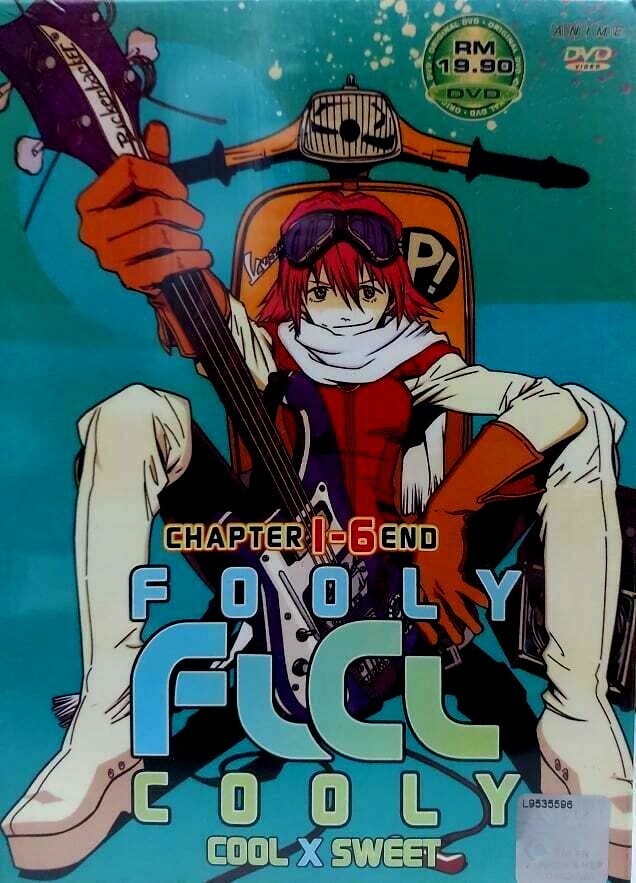 DVD Anime Fooly Cooly FLCL Chapter 1-6 End Cool x Sweet