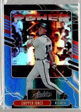 2021 Absolute Power Spectrum Red Refractor #15 Chipper Jones /99