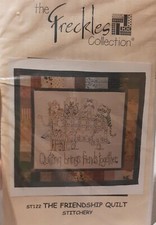 Freckles Collection FRIENDSHIP QUILT Applique 23"x25" Pattern and Supply List