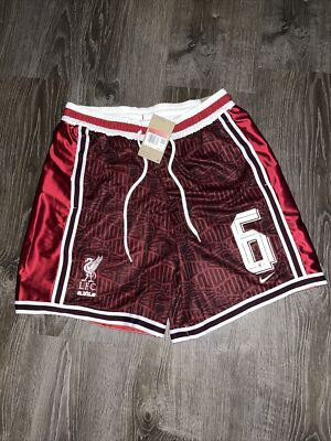 Nike LeBron James DNA+ 8'' Basketball Shorts Liverpool FC Mens Sz Large Red NWT