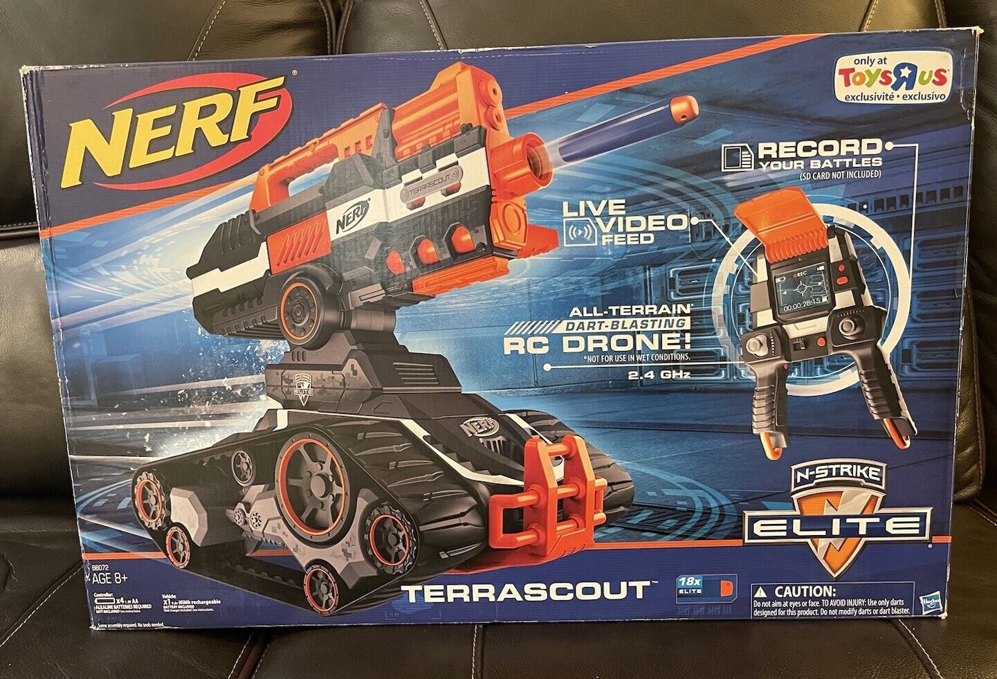 Nerf N-Strike Elite Terrascout - RC Tank Drone - B8072 - Factory Sealed - New