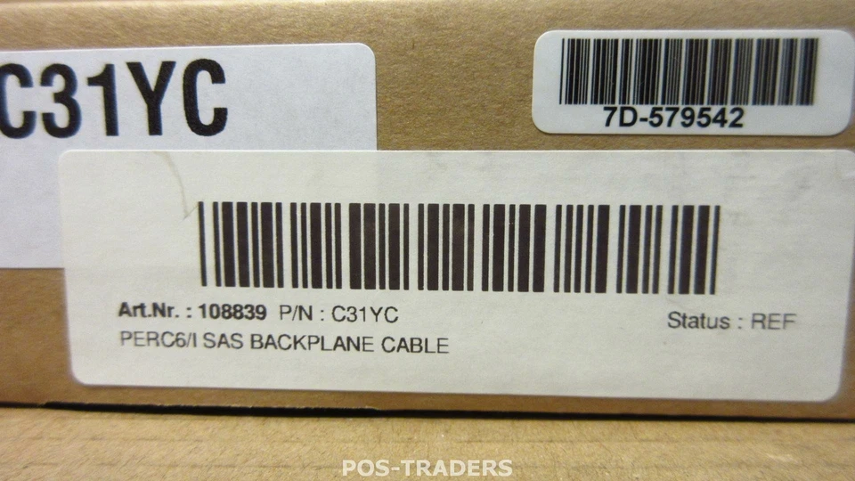Dell C31YC PowerEdge R710 Server PERC 6I 6/IR SAS 1 to SAS B Mini-SAS Raid Cable - Image 2 of 2