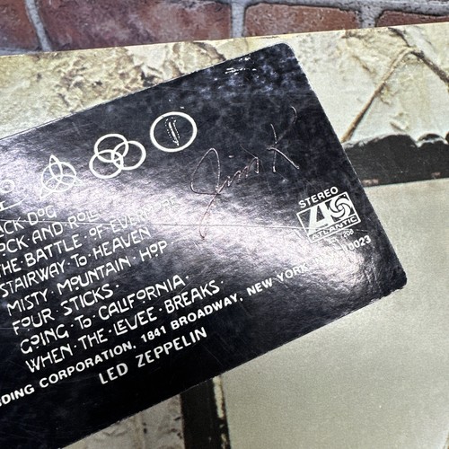 Led Zeppelin IV ( Zoso) Atlantic SD 7208 W/Hype Stickers RARE 1971 Original CRC - Picture 21 of 22