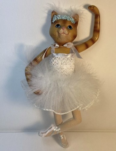 Vintage Dillards Borten Katze Ballerina Deko oder Deko - Bild 1 von 7