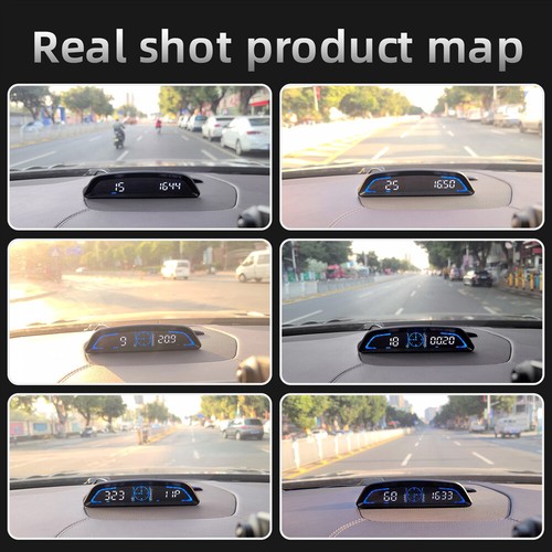Universal GPS HUD Digital Head Up Display Car Turck Speedometer Overspeed #t$e - Bild 7 von 10