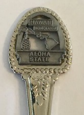 Hawaii Aloha State Vintage Souvenir Spoon Collectible