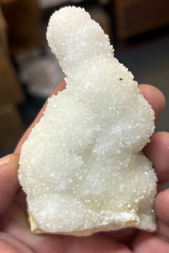 Fantástico racimo de cristal de ESTALACTITA CUARZO CALCEDONIA 186,7 gramos India - Imagen 7 de 18