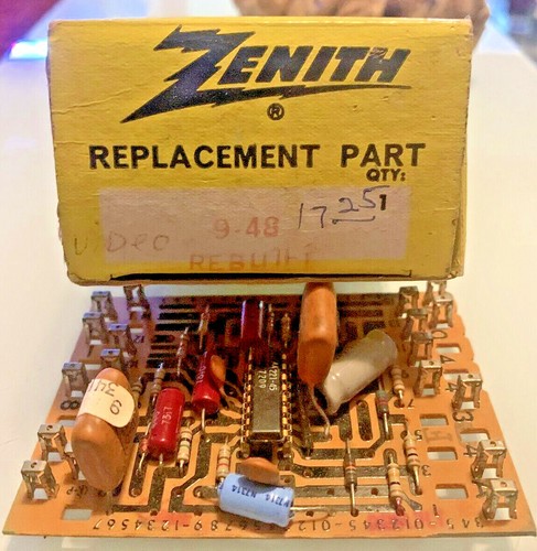 Zenith Replacement Part Module 9-48-R AMP/ AGC TV Television vintage ...