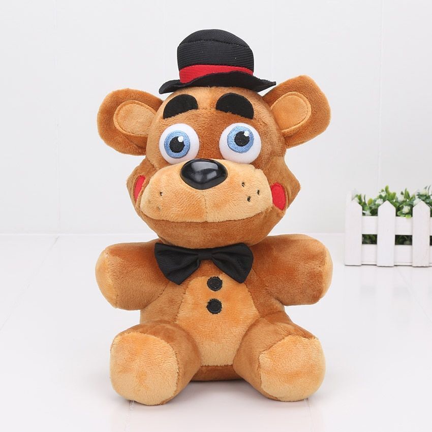 Freddy Plush FNAF Toy Five Nights Nightmare Fred Bear Gold Flush