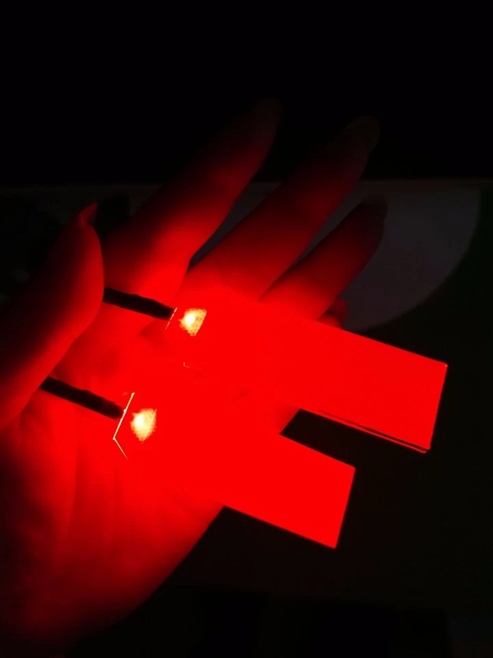 2019 1:1 Red Led Light Eyes For Ironman/ Batman/Black Panther Helmet Pumpkin DIY - Image 4 of 4