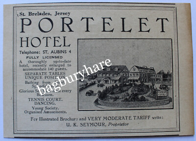 Adverts: Portelet Hotel, Brelades Norman House Hotel, Jersey
