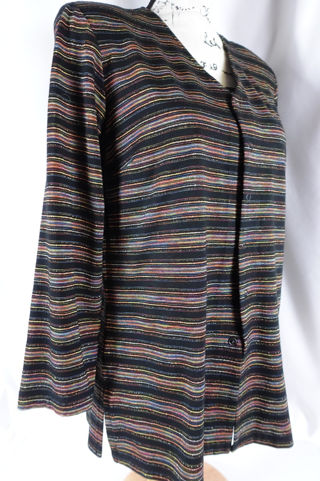 Chicos Design Womens Snap Button Lightweight Jack… - image 16