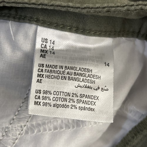 NWT Karen Scott Olive Tummy Control Comfort Waist Capri Straight Pants Womens 14 - Picture 4 of 7