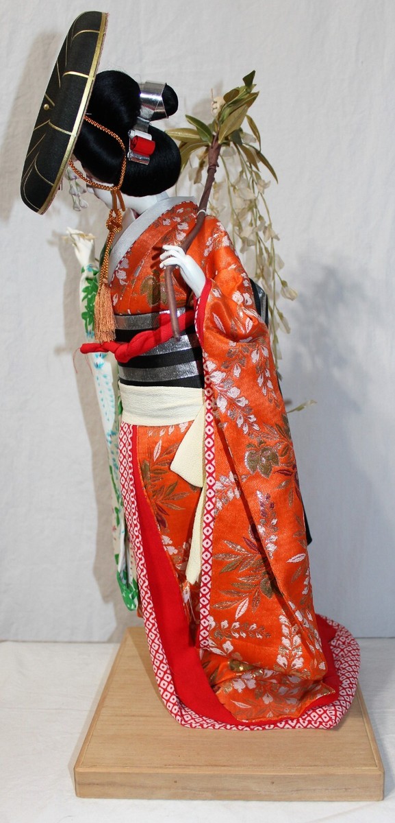 Vintage Handmade Geisha Japanese 21”Doll in 29