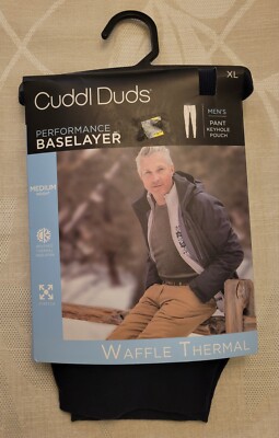 Men's Cuddl Duds MidWeight Performance Baselayer Waffle Thermal