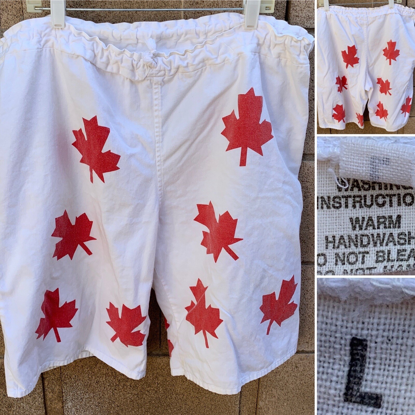 Canada Maple Leaf Canadian Draw String Waist Shor… - image 3