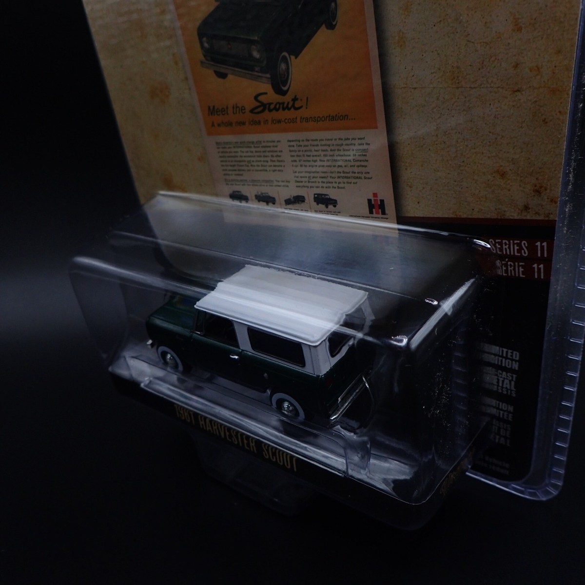 2024 GREENLIGHT 1961 INTERNATIONAL HARVESTER SCOUT VINTAGE AD CARS