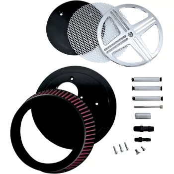 Baron Custom Accessories XXX Big Air Kits - Chrome Motorcycle Street BA-2311-00