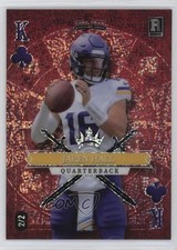 2023 5 Card Draw Stacked Deck Holo-Lux Red Sparkles 2/2 Jaren Hall Rookie RC