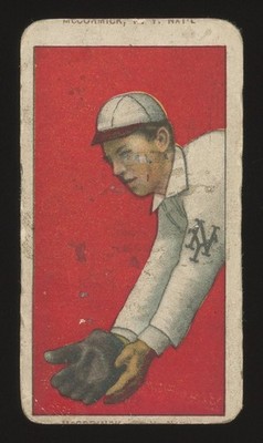 1909-11 T206 Piedmont 350 Moose McCormick - Double Name Miscut