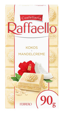 Ferrero Raffaello Tafel   Weiße Schokolade Mit Kokos- Und Mandelcreme   Osterges